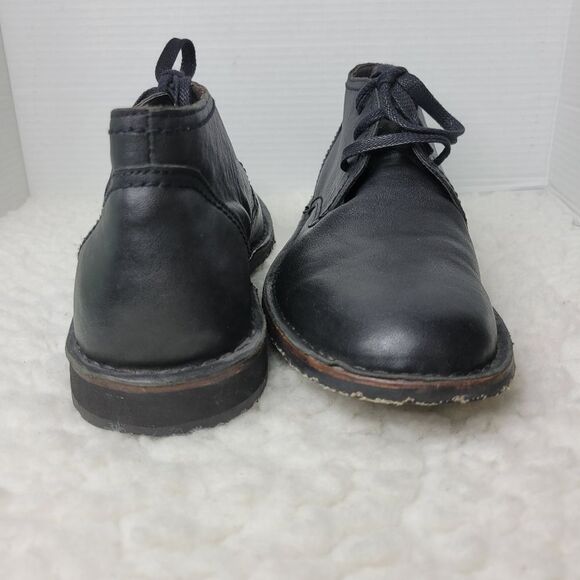 John Varvatos Hipster Men's Boots Size 11.5 Chukka Black Soft Leather - Picture 7 of 11
